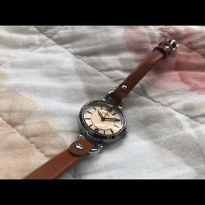 Brown Fossil Watch